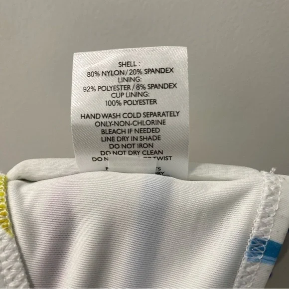 Women’s Light Lift Square Neck Bralette Bikini Top Shade & Shore™ Multi Size 34B - Picture 9 of 11